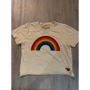 Aviator Nation Rainbow boyfriend tee
